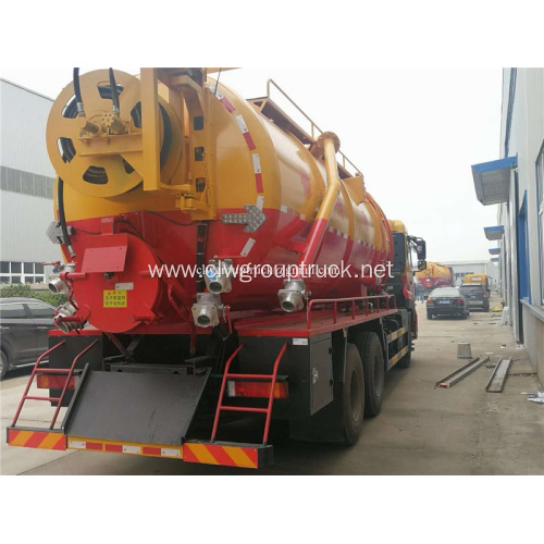 8x4 Dongfeng 25000Liter sewage suction truck for sale